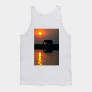 African elephant on the  Chobe River (C025/0431) Tank Top